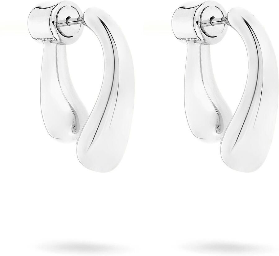 Liebeskind Berlin Paar creolen Sieraden cadeau roestvrijstalen oorbellen The Melting Organic