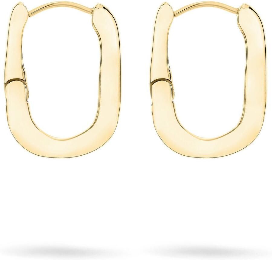 Liebeskind Berlin Paar creolen Sieraden cadeau roestvrijstalen oorbellen The Melting Organic - Foto 2