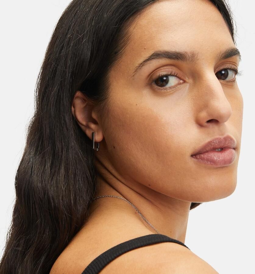 Liebeskind Berlin Paar creolen Sieraden cadeau roestvrijstalen oorbellen The Mini Link - Foto 2