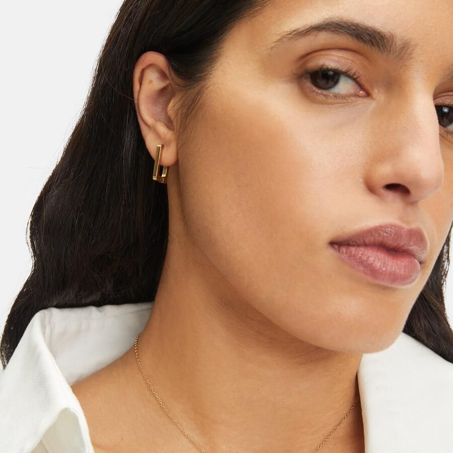 Liebeskind Berlin Paar creolen Sieraden cadeau roestvrijstalen oorbellen The Mini Link