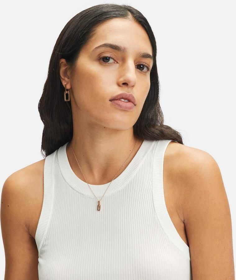 Liebeskind Berlin Ketting met hanger Sieraden Geschenk Roestvrijstalen Ketting Feestelijke Mini Schakel - Foto 2