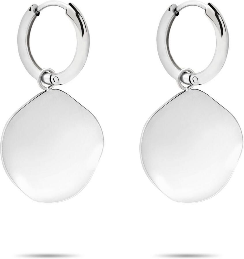 Liebeskind Berlin Paar creolen Sieraden cadeau roestvrijstalen oorbellen The Organic Treasure