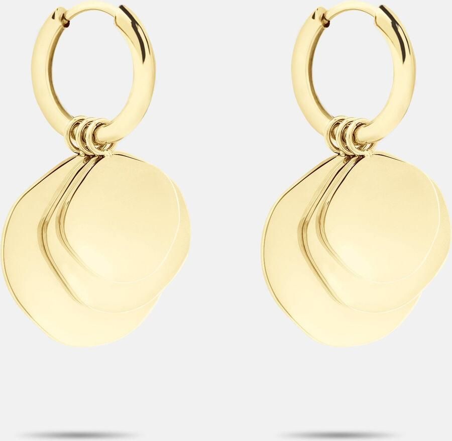 Liebeskind Berlin Paar creolen Sieraden cadeau roestvrijstalen oorbellen The Organic Treasure - Foto 6