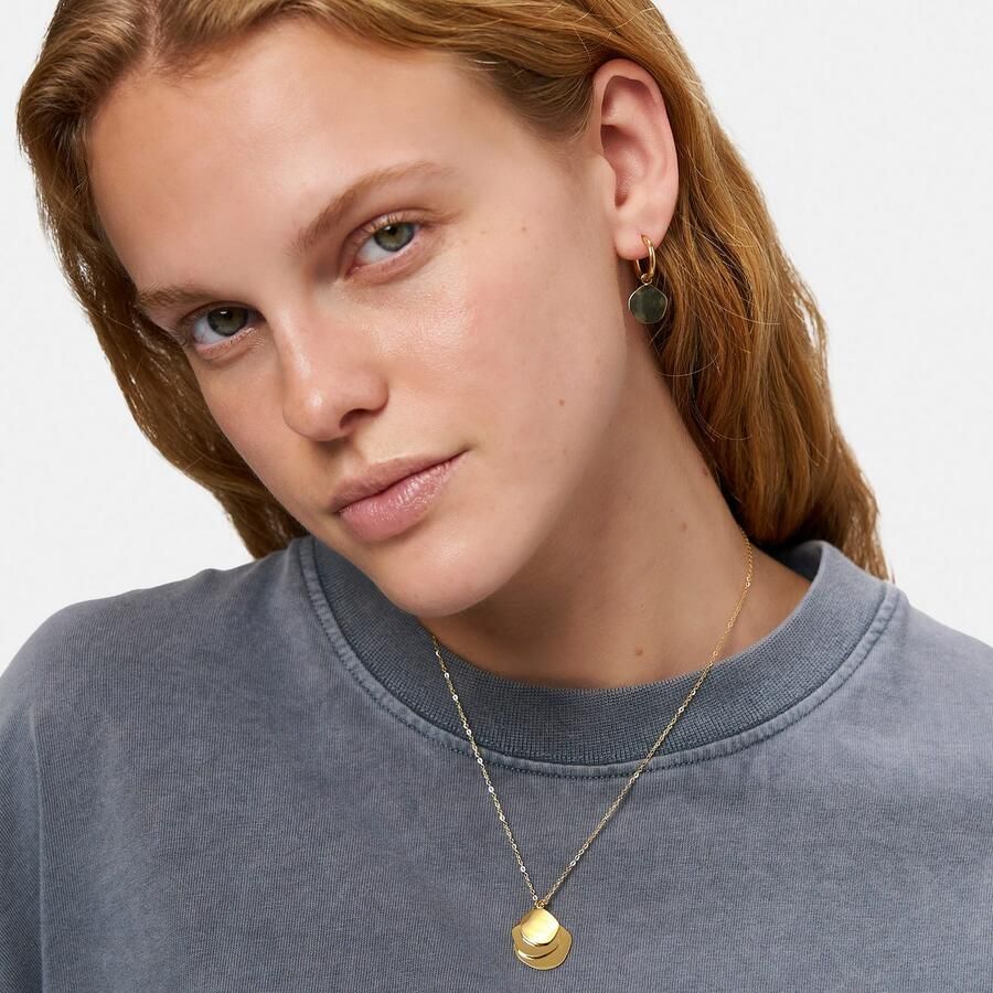 Liebeskind Berlin Paar creolen Sieraden cadeau roestvrijstalen oorbellen The Organic Treasure