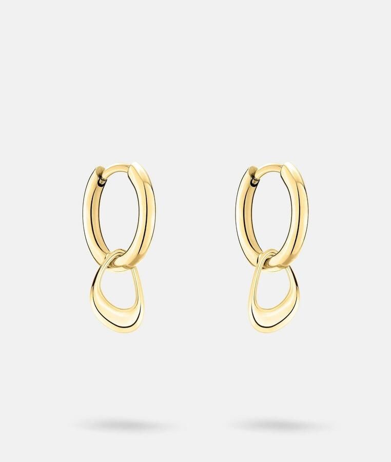 Liebeskind Berlin Paar creolen Sieraden cadeau roestvrijstalen oorbellen The Organic