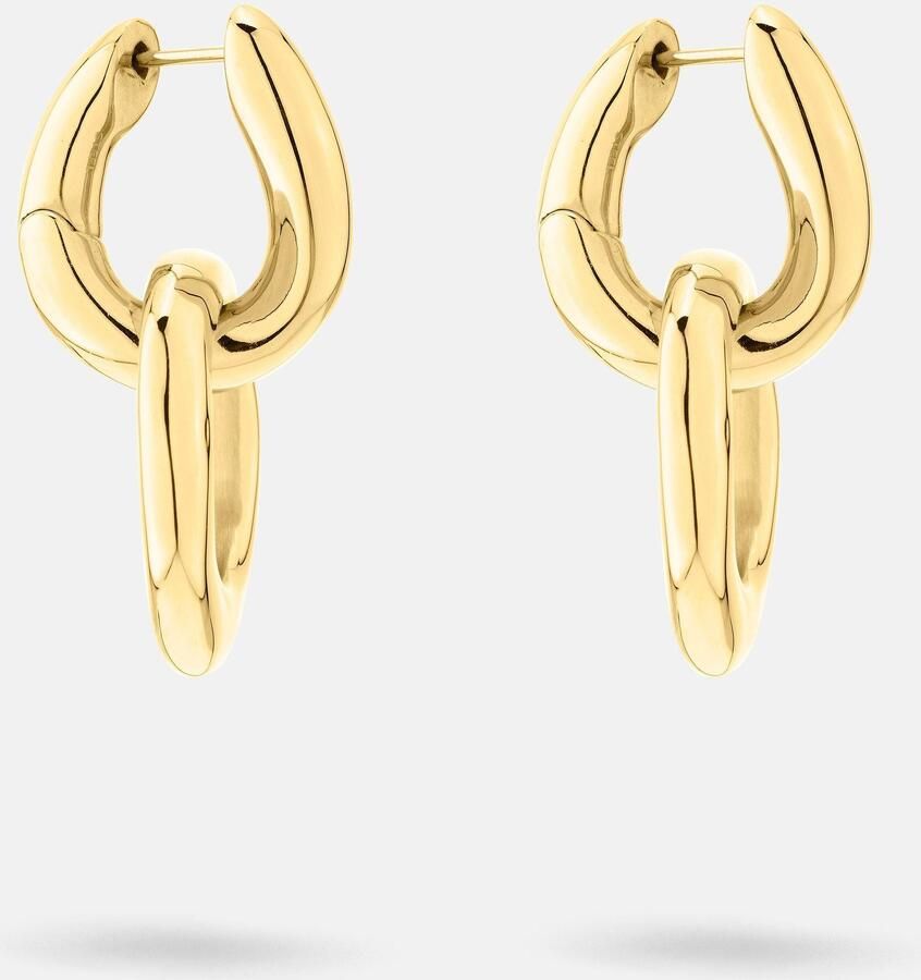 Liebeskind Berlin Paar creolen Sieraden cadeau roestvrijstalen oorbellen The Organic - Foto 7