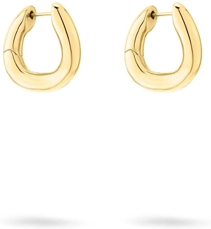 Liebeskind Berlin Paar creolen Sieraden cadeau roestvrijstalen oorbellen The Organic - Foto 2