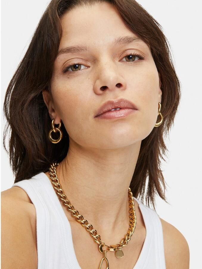 Liebeskind Berlin Ketting met hanger Sieraden cadeau roestvrijstalen halsketting The Organic - Foto 2