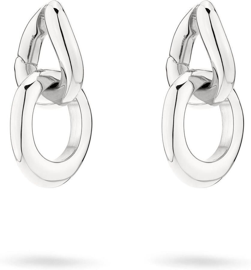 Liebeskind Berlin Paar creolen Sieraden cadeau roestvrijstalen oorbellen The Organic