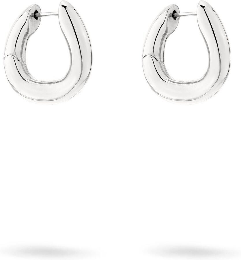 Liebeskind Berlin Paar creolen Sieraden cadeau roestvrijstalen oorbellen The Organic - Foto 3