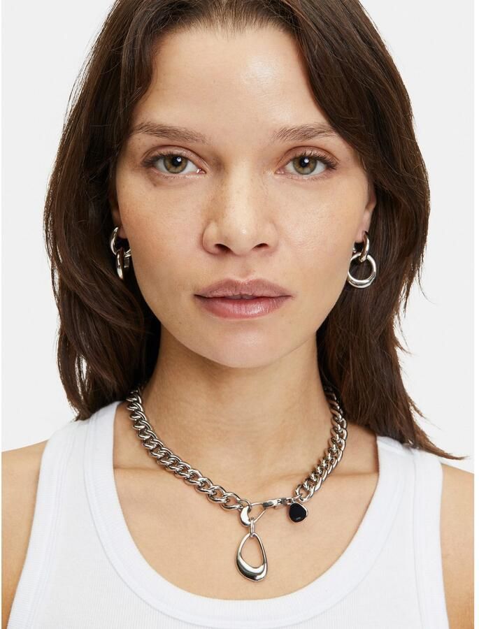 Liebeskind Berlin Paar creolen Sieraden cadeau roestvrijstalen oorbellen The Organic - Foto 6