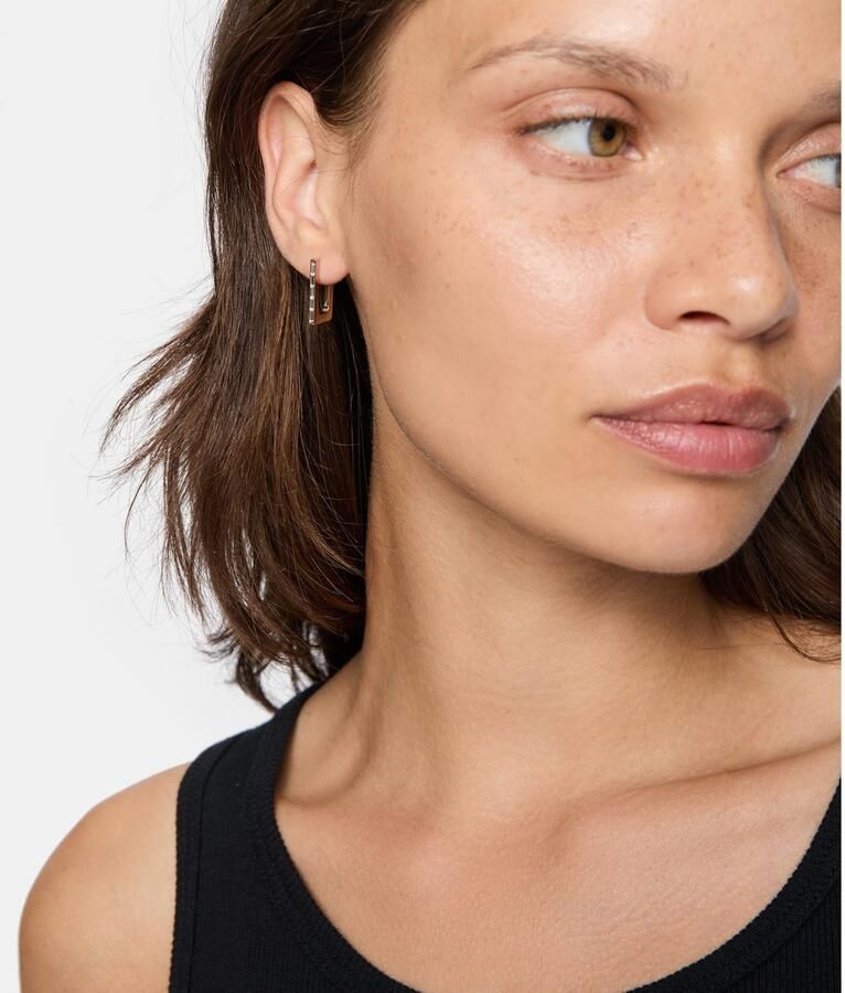 Liebeskind Berlin Paar creolen Sieraden Geschenk RVS Oorbellen Sparkling Link LJ-1464 LJ-1465 - Foto 4