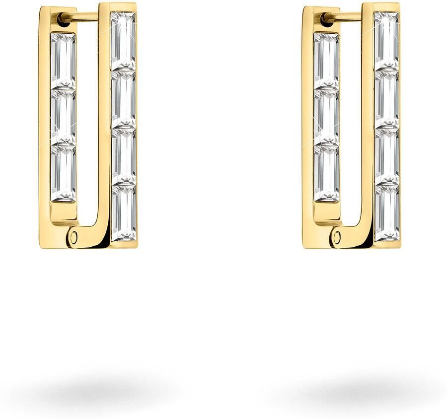 Liebeskind Berlin Paar creolen Sieraden Geschenk RVS Oorbellen Sparkling Link LJ-1464 LJ-1465