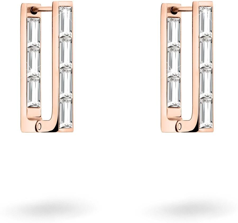 Liebeskind Berlin Paar creolen Sieraden Geschenk RVS Oorbellen Sparkling Link LJ-1464 LJ-1465