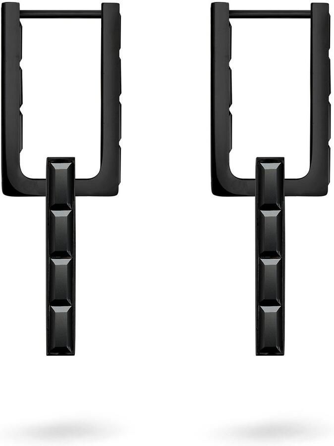 Liebeskind Berlin Paar creolen Sieraden roestvrijstalen oorbellen The Festive Mini Link Sparkle - Foto 2