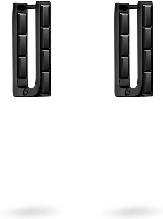 Liebeskind Berlin Paar creolen Sieraden roestvrijstalen oorbellen The Festive Mini Link Sparkle - Foto 3