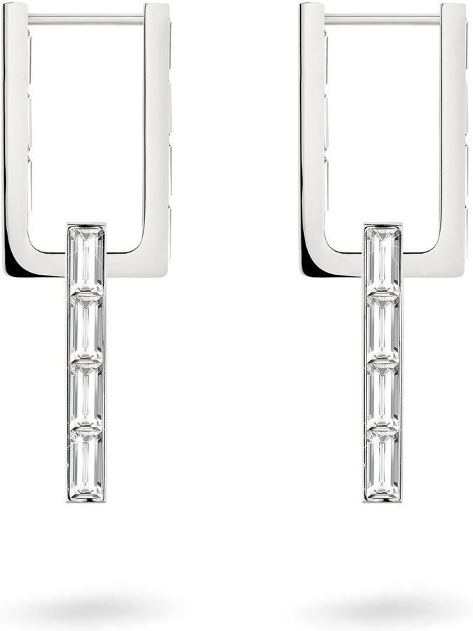 Liebeskind Berlin Paar creolen Sieraden roestvrijstalen oorbellen The Festive Mini Link Sparkle - Foto 4