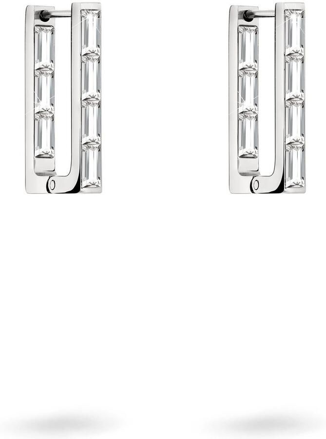 Liebeskind Berlin Paar creolen Sieraden roestvrijstalen oorbellen The Festive Mini Link Sparkle - Foto 5