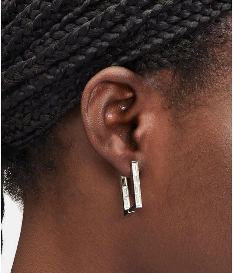 Liebeskind Berlin Paar creolen Sieraden roestvrijstalen oorbellen The Festive Mini Link Sparkle