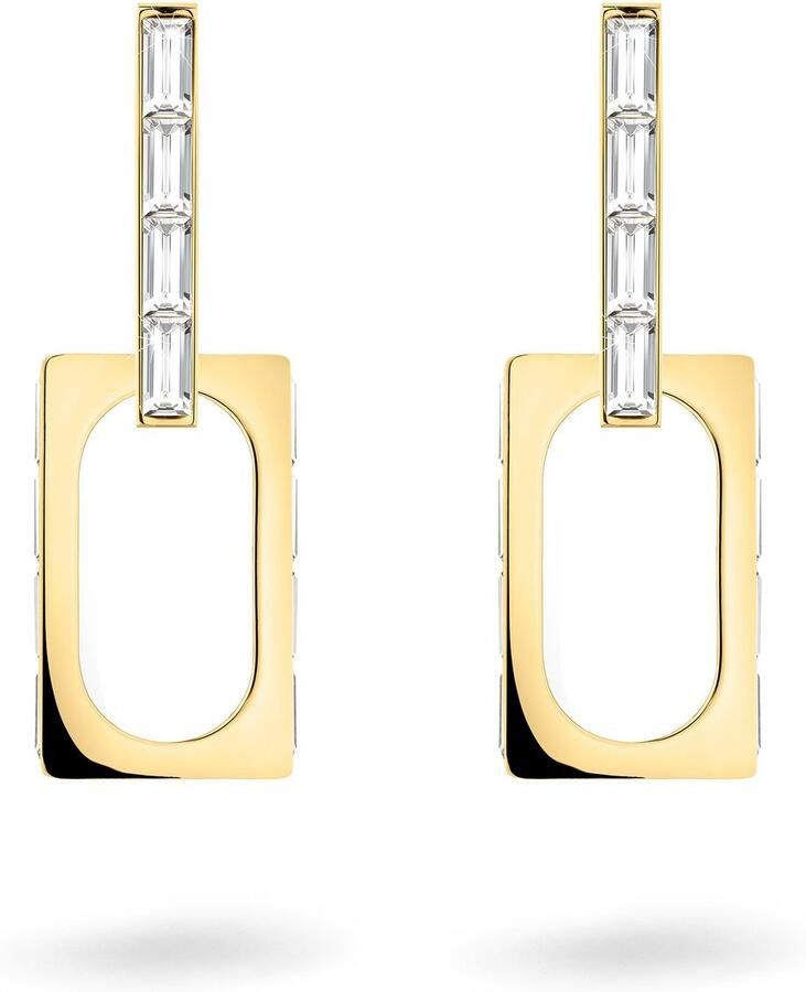 Liebeskind Berlin Paar creolen Sieraden roestvrijstalen oorbellen The Festive Mini Link Sparkle - Foto 2