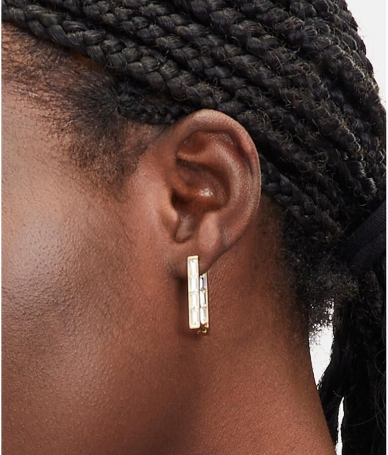 Liebeskind Berlin Paar creolen Sieraden roestvrijstalen oorbellen The Festive Mini Link Sparkle