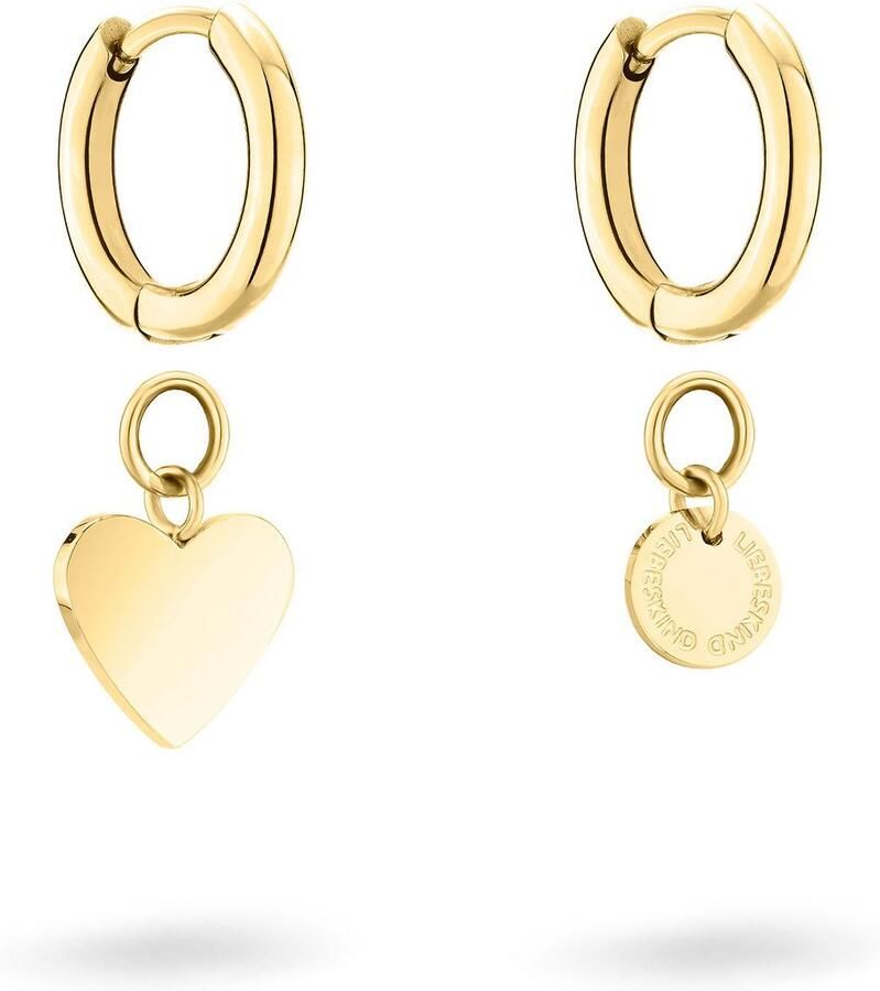 Liebeskind Berlin Paar creolen Sieraden RVS Layered Love LJ-1561 LJ-1595 LJ-1596 LJ-1597