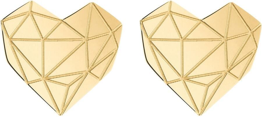 Liebeskind Berlin Paar oorstekers Sieraad cadeau roestvrijstalen oorbellen hart LJ-0307-E-11 LJ-0308-E-11 - Foto 4