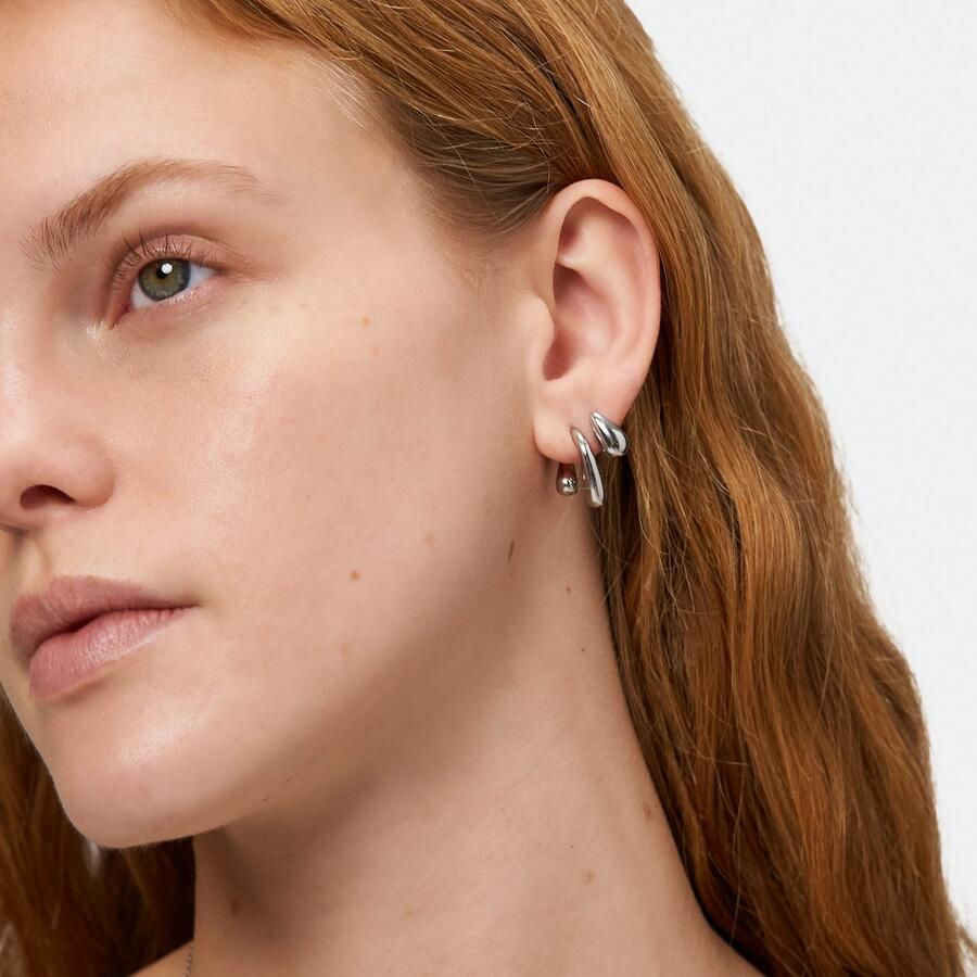 Liebeskind Berlin Paar oorstekers Sieraden cadeau roestvrijstalen oorbellen The Mini Drop druppel