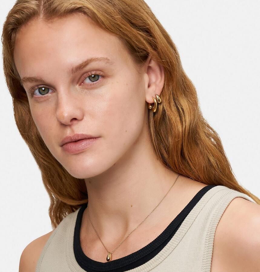 Liebeskind Berlin Paar oorstekers Sieraden cadeau roestvrijstalen oorbellen The Mini Drop druppel