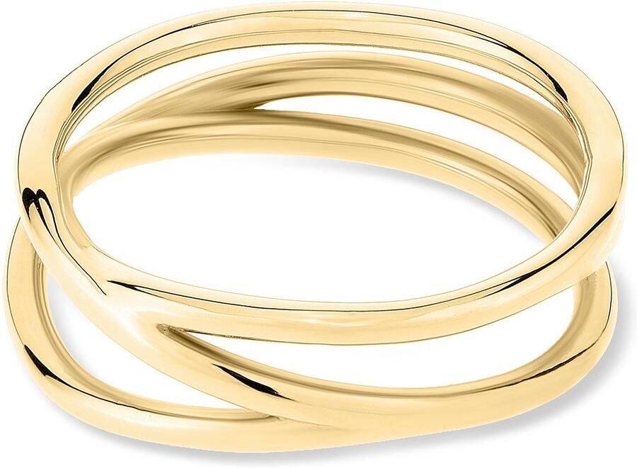 Liebeskind Berlin Ring Sieraden cadeau roestvrijstalen ring The Melting Organic - Foto 3