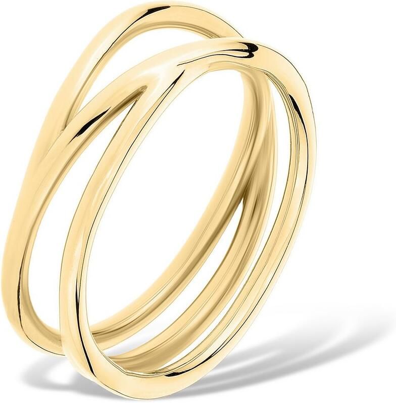 Liebeskind Berlin Ring Sieraden cadeau roestvrijstalen ring The Melting Organic - Foto 2