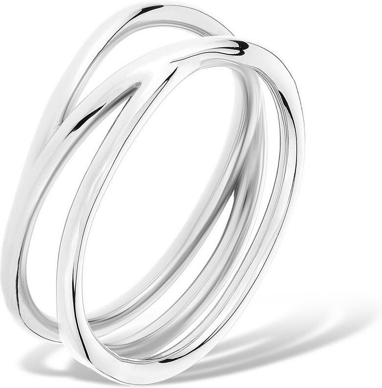 Liebeskind Berlin Ring Sieraden cadeau roestvrijstalen ring The Melting Organic