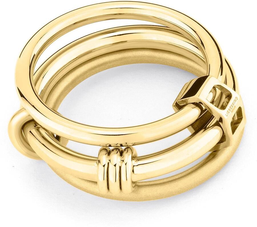 Liebeskind Berlin Ring Sieraden cadeau roestvrijstalen The Layer-Ring - Foto 5