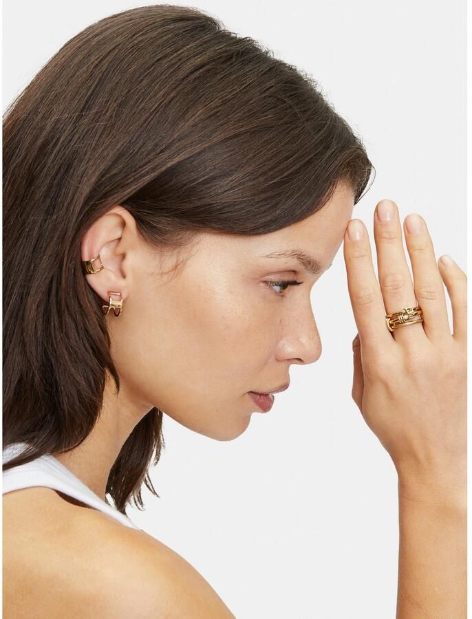 Liebeskind Berlin Ring Sieraden cadeau roestvrijstalen The Layer-Ring