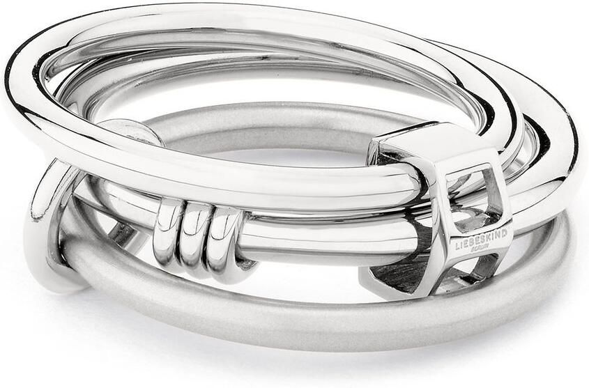 Liebeskind Berlin Ring Sieraden cadeau roestvrijstalen The Layer-Ring - Foto 3