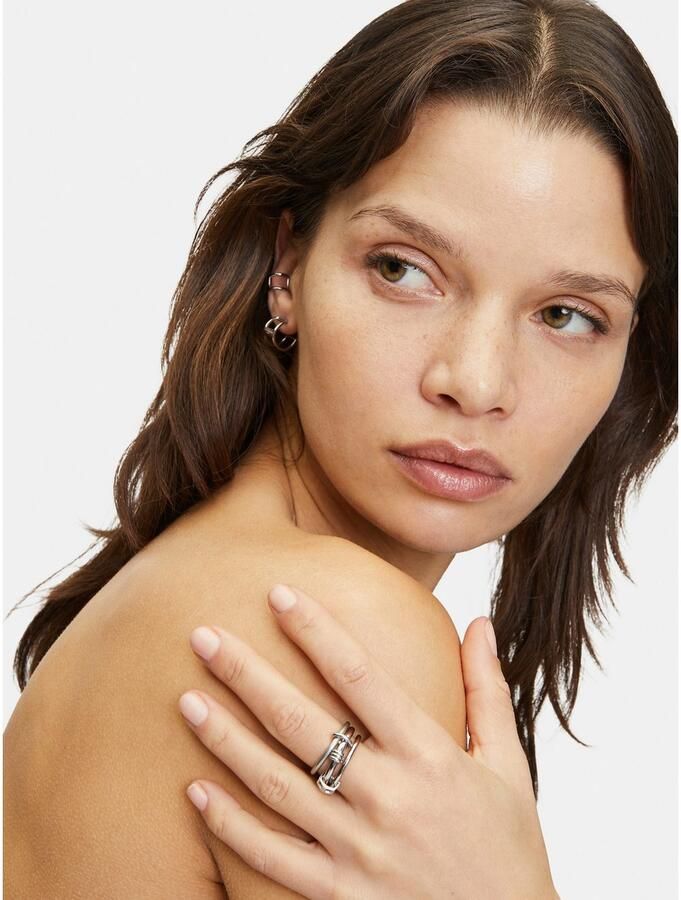 Liebeskind Berlin Ring Sieraden cadeau roestvrijstalen The Layer-Ring - Foto 2