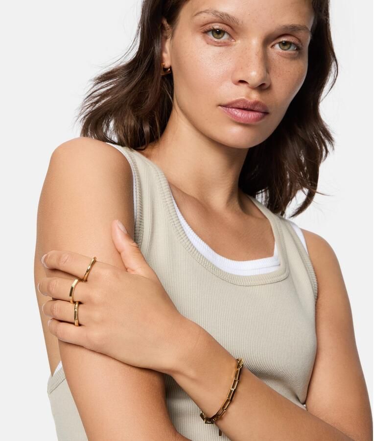 Liebeskind Berlin Ringenset Sieraden cadeau roestvrijstalen ring Urban Chic (set 3-delig) - Foto 3