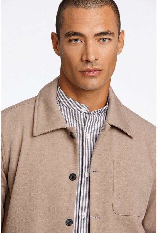 Lindbergh Regular fit overhemdjack met platte kraag - Foto 5
