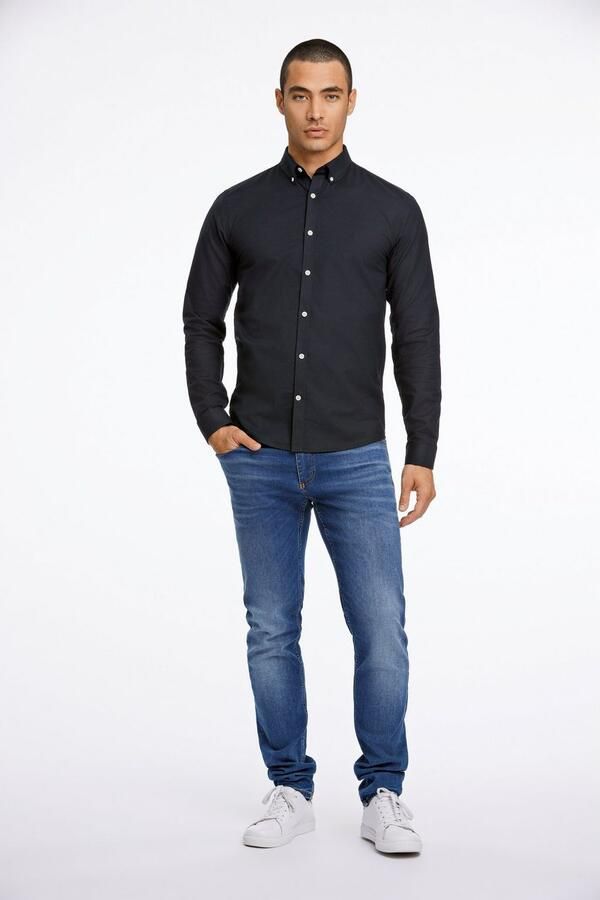 Lindbergh Slim fit vrijetijdsoverhemd met button-downkraag model 'Oxford' - Foto 5