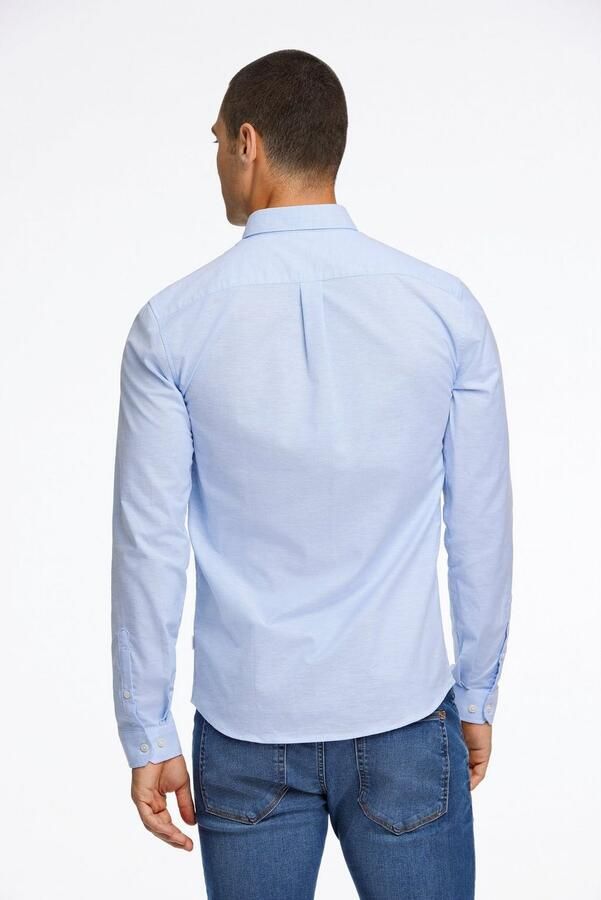 Lindbergh Slim fit vrijetijdsoverhemd met button-downkraag model 'Oxford' - Foto 5