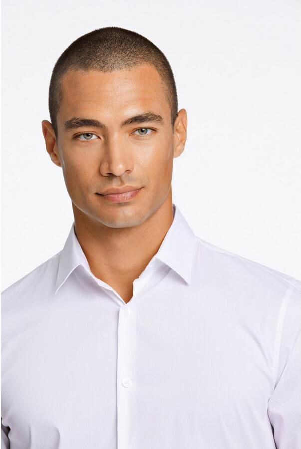 Lindbergh Slim fit vrijetijdsoverhemd met kentkraag - Foto 4