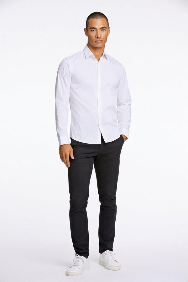 Lindbergh Slim fit vrijetijdsoverhemd met kentkraag - Foto 6