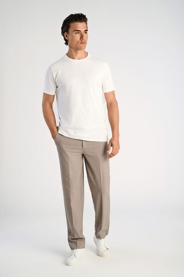 Lindbergh straight fit stoffen broek met viscose - Foto 4