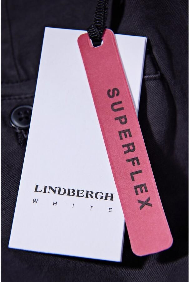 Lindbergh Slim fit chino met achterzakken - Foto 3