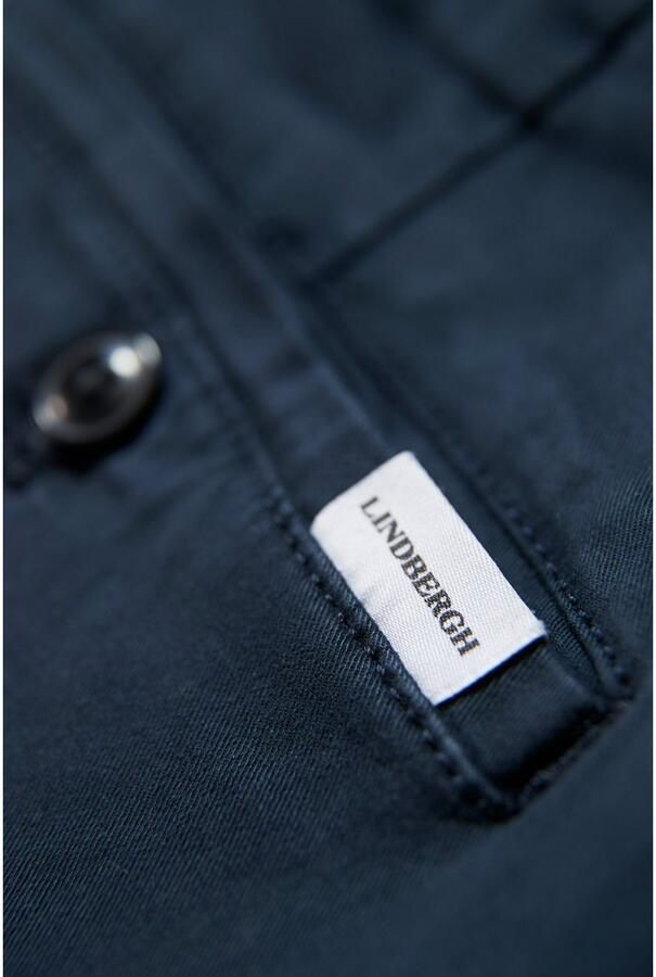 Lindbergh Slim fit chino met achterzakken - Foto 3