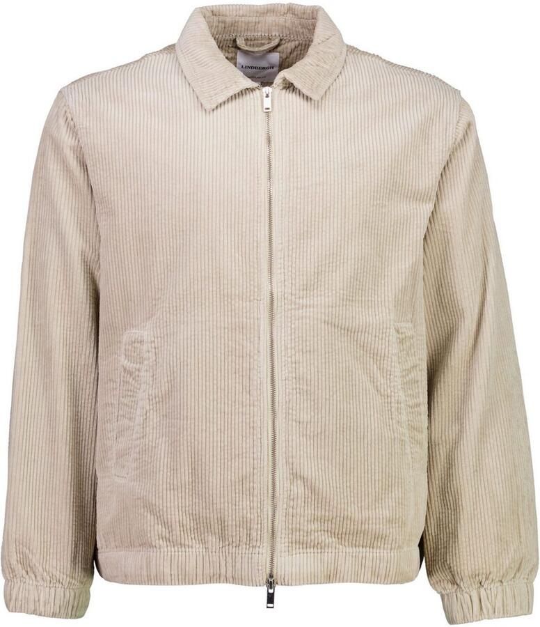 Lindbergh Regular fit overhemdjack in corduroy look met platte kraag Model 'Seersucker' - Foto 3
