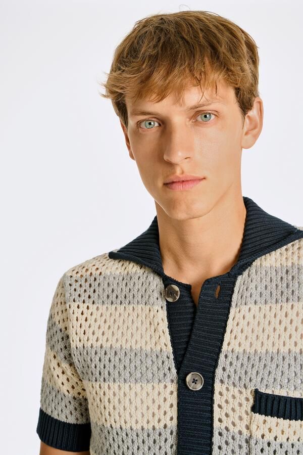 LINDBERGH Gebreide trui met gestreept patroon - Foto 6