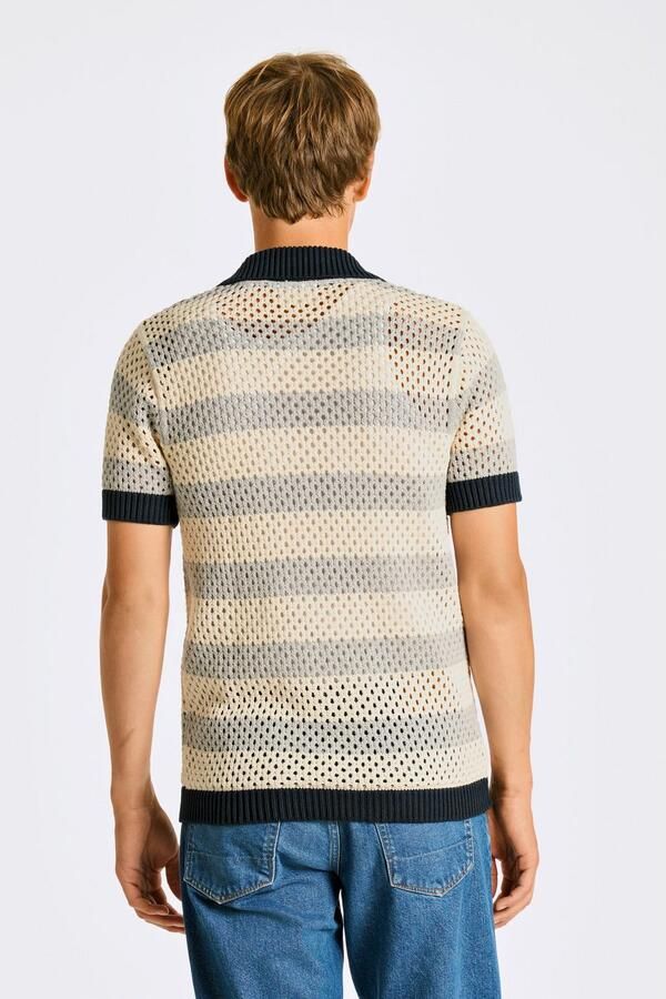 LINDBERGH Gebreide trui met gestreept patroon - Foto 4