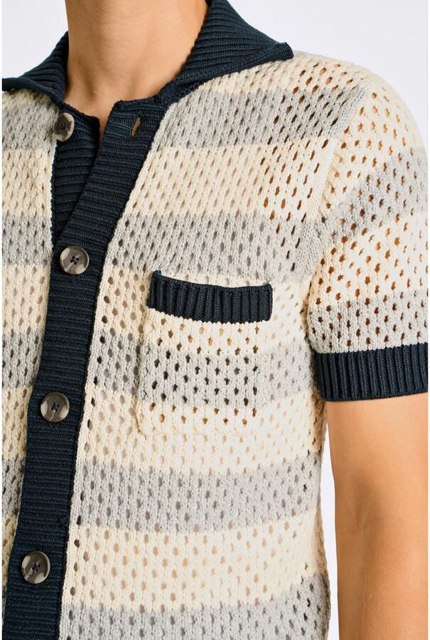 LINDBERGH Gebreide trui met gestreept patroon - Foto 3