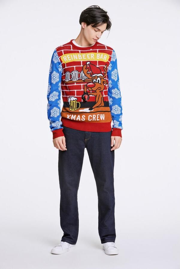 Lindbergh Gebreide pullover van viscose met motiefstitching - Foto 6